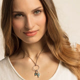 THOMAS SABO CHARM PENDANT "HEART TURQUOISE STONE"