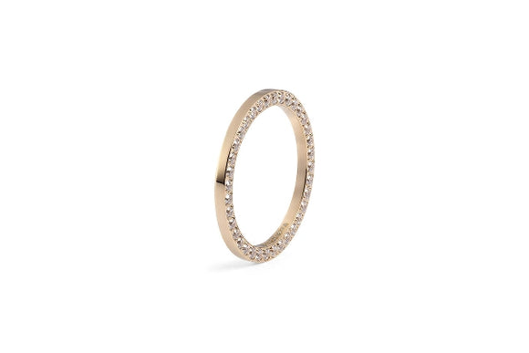 Qudo Interchangeable Ring SIENA / Gold Plated