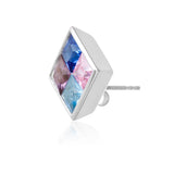 Polished CZ Sterling Silver Reverie earrings