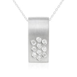 Polished Round CZ Sterling Silver Pendant Reverie
