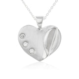 Heart CZ Sterling Silver Pendant Reverie