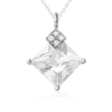 Polished CZ Sterling Silver Pendant Reverie