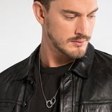 THOMAS SABO "NECKLACE SKULL LOVE, FAITH, HOPE"