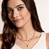 THOMAS SABO "NECKLACE COLOURFUL STONES"GOLD