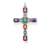 THOMAS SABO  PENDANT "Cross Colorful Stones"