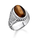 THOMAS SABO RING REBEL AT HEART ""BROWN"