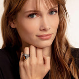 THOMAS SABO RING REBEL AT HEART ""BROWN"