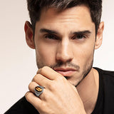 THOMAS SABO RING REBEL AT HEART ""BROWN"