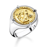 THOMAS SABO RING REBEL AT HEART "FAITH, LOVE, HOPE"