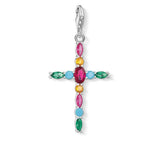 THOMAS SABO CHARM PENDANT "CROSS COLORFUL"