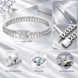 6mm 925 sterling silver moissanite bracelet product details
