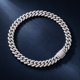 6mm sterling silver moissanite Miami Cuban bracelet