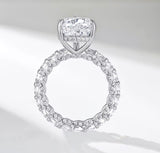 Freya ring, underside and setting view