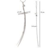 Stainless Steel Sword of Ali Zulfiqar with Stainless Steel Chain