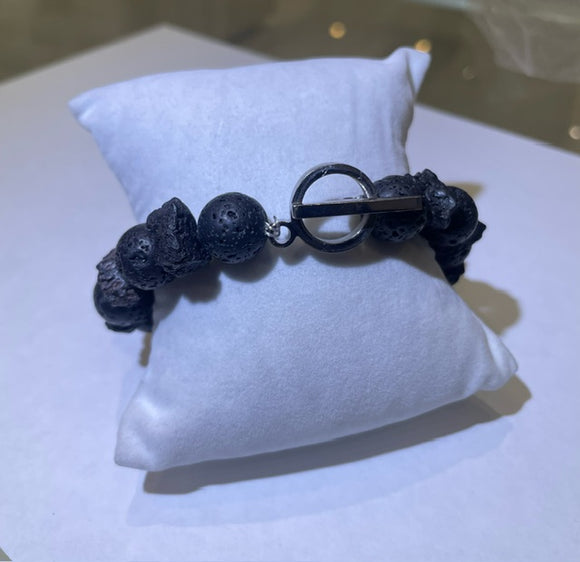 Ebedi - lava beads bracelet