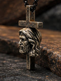 Moda custom made cross pendant three quarter profile detail