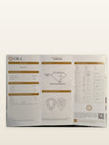 GRA grading report for a 2 ct pear-shaped moissanite, on a clean ivory background