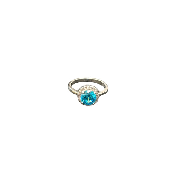 LC GEMS - Lab created topaz ring