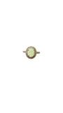 LC GEMS - 925 silver ring, lab created opal
