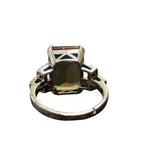 LC GEMS - 925 silver ring with a large lab created zultanite