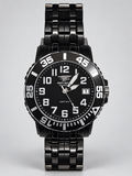 Navy Seal Soldier 51 black dial watch, full product view