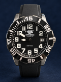 Navy Seal Soldier 51 watch front, black dial and date