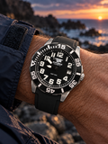 Navy Seal Soldier 51 watch worn on model