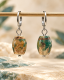 Yana DiZi agate stainless steel earrings