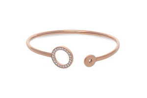 Qudo Interchangeable Bangle CASSINE/ Rose Gold Plated