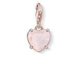 THOMAS SABO CHARM PENDANT "HEART WITH HOT PINK STONE"