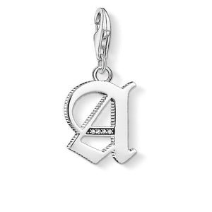 THOMAS SABO CHARM PENDANT "LETTER A SILVER"