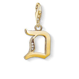 THOMAS SABO CHARM PENDANT "LETTER D GOLD"