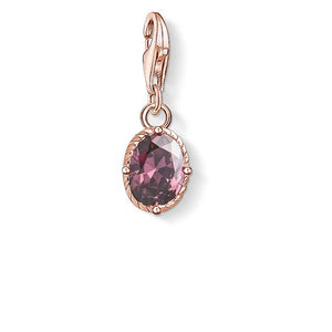 THOMAS SABO CHARM PENDANT "PURPLE STONE"