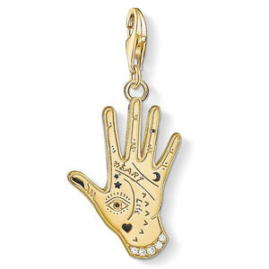 THOMAS SABO CHARM PENDANT "VINTAGE HAND GOLD"