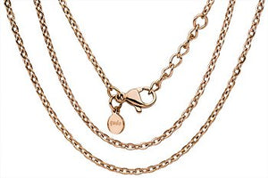 Qudo Anchor chain ''Basic'' / Rose gold Plated