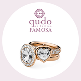 Qudo Interchangeable basic ring deluxe /rose gold