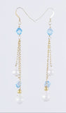 Swarovski Pearls  & Crystal, Freshwater Pearls Earrings