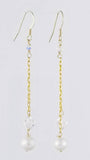 Swarovski Pearls  & Crystal, Freshwater Pearls Earrings