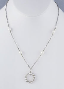 Eternal Circle Freshwater Pearls Necklace