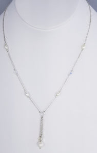 Swarovski Pearls  & Crystal, Freshwater Pearls Necklace