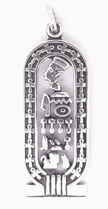 Egyptians Cartouche Sterling Silver Pendant