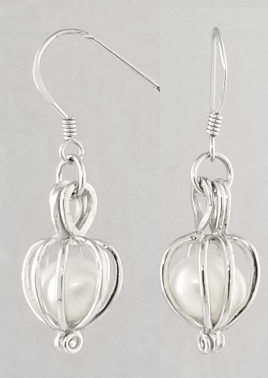 Sterling Silver Freshwater Pearls Earrings