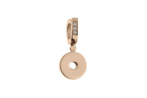 Qudo Interchangeable basic charm Mirano Deluxe / Gold Plated