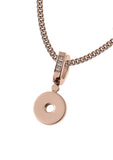 Qudo Interchangeable basic charm Mirano Deluxe / Rose Gold Plated