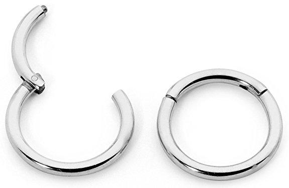 Seamless Clicker 316L 14G Steel Body Jewelry