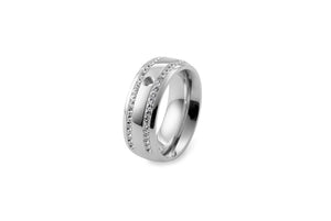 Qudo Interchangeable ring lecce /steel