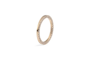 Qudo Interchangeable Ring SIENA / Gold Plated