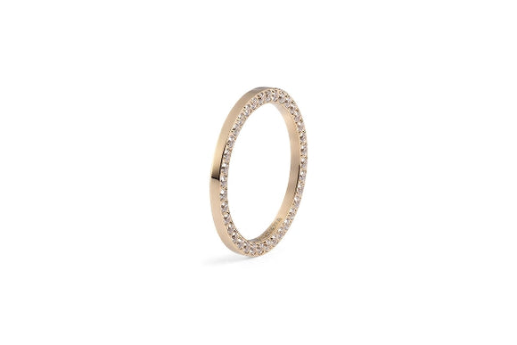 Qudo Interchangeable Ring SIENA / Gold Plated