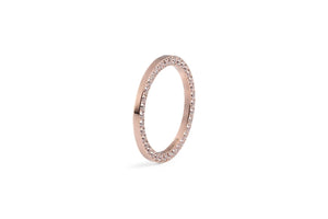 Qudo Interchangeable Ring SIENA / Rose Gold Plated