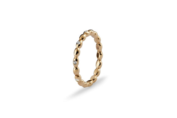 Qudo Interchangeable Ring BISENTI / Gold Plated